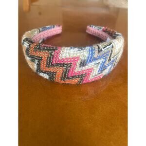 Evelyne Ayman Headband Vintage Designer Fabric (Chanel)